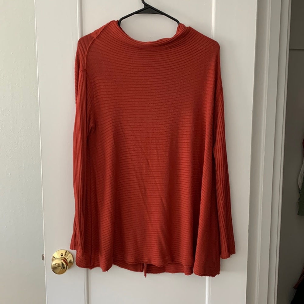 Free people mock neck long sleeve tunic